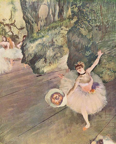 Edgar Degas Dancer with a Bouquet of Flowers china oil painting image